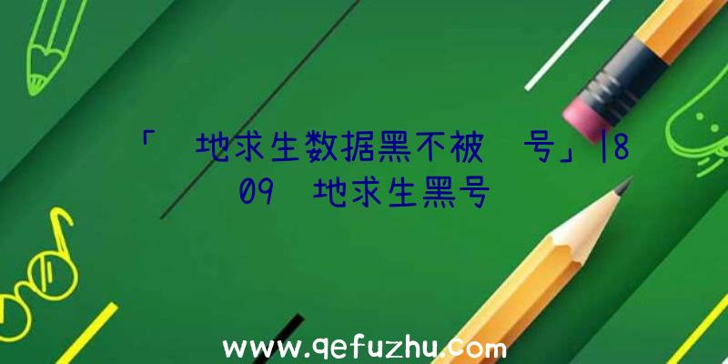 「绝地求生数据黑不被顶号」|809绝地求生黑号